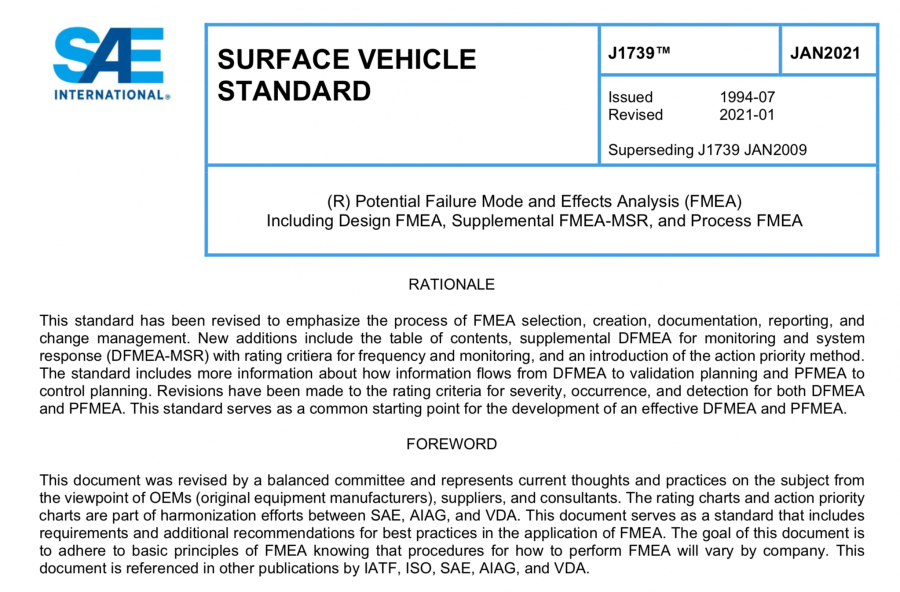 技術文章分享|SAE新版DFMEA標準中如何制定預防與探測措施？（第六部分）